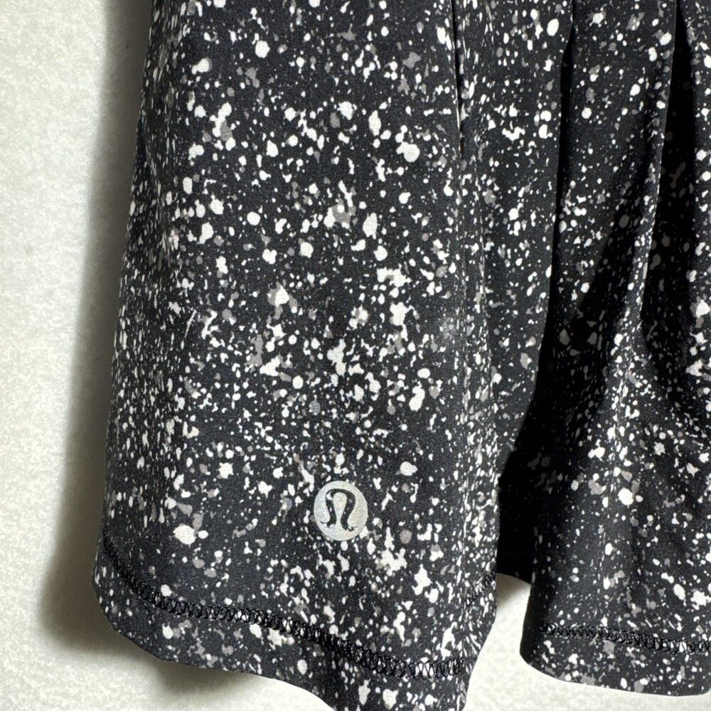 Lululemon Pace Rival Athletic Skirt/Skort Splatter Size 8